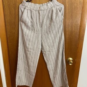 Linen Printed Pants, fits like a 4-6